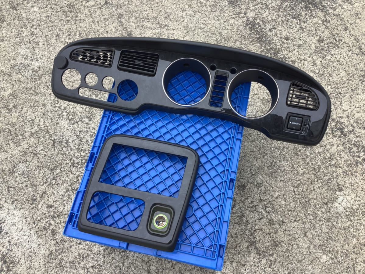 ミラジーノL700S！後期 黒木目調メーターパネル！修理、補修に