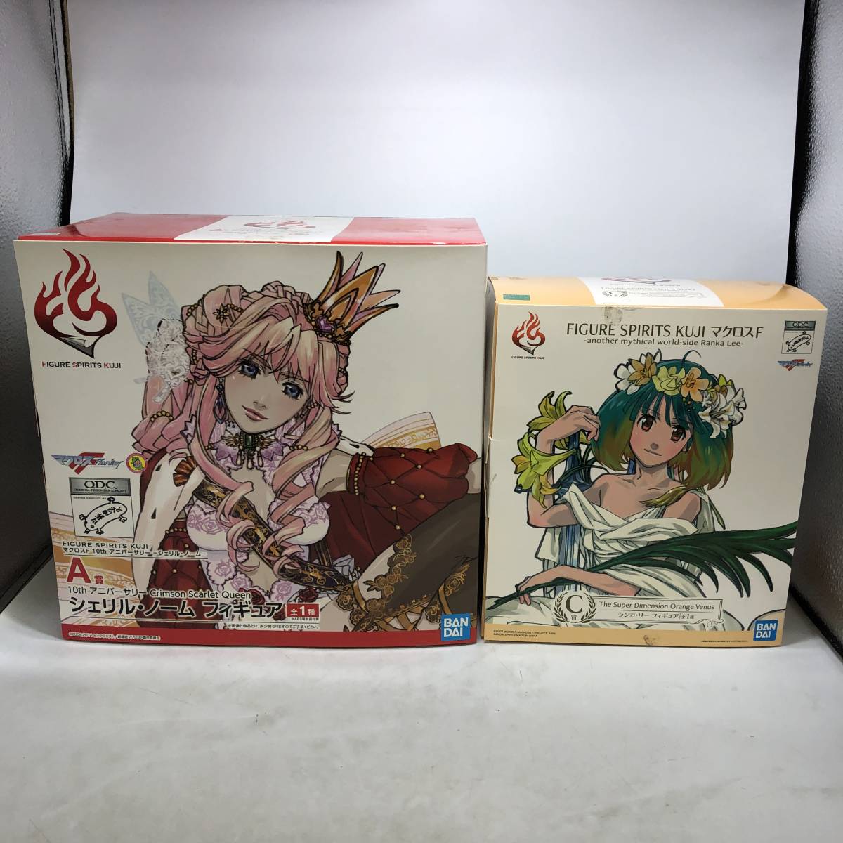 【格安，送料無料】 FIGURE SPIRITS KUJI マクロスF 10thアニバーサリー A賞 シェリル ノーム ＋C賞 ランカ リー フィギュア 2体セット(マクロスF)｜売買されたオークション情報、yahooの商品情報をアーカイブ公開 - オー マクロスF