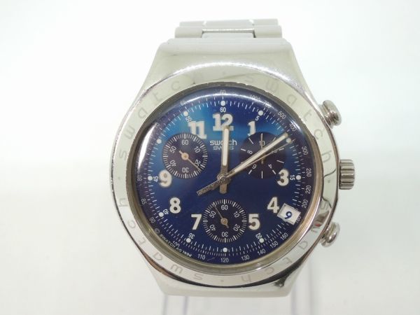 豊富な，セール 1996 ヴィンテージ Swatch IRONY スウォッチ アイロニー AG クォーツ クロノグラフ 青 ブルー文字盤(IRONY)｜売買されたオークション情報、yahooの商品情報をアーカイブ公開 - オークファン IRONY