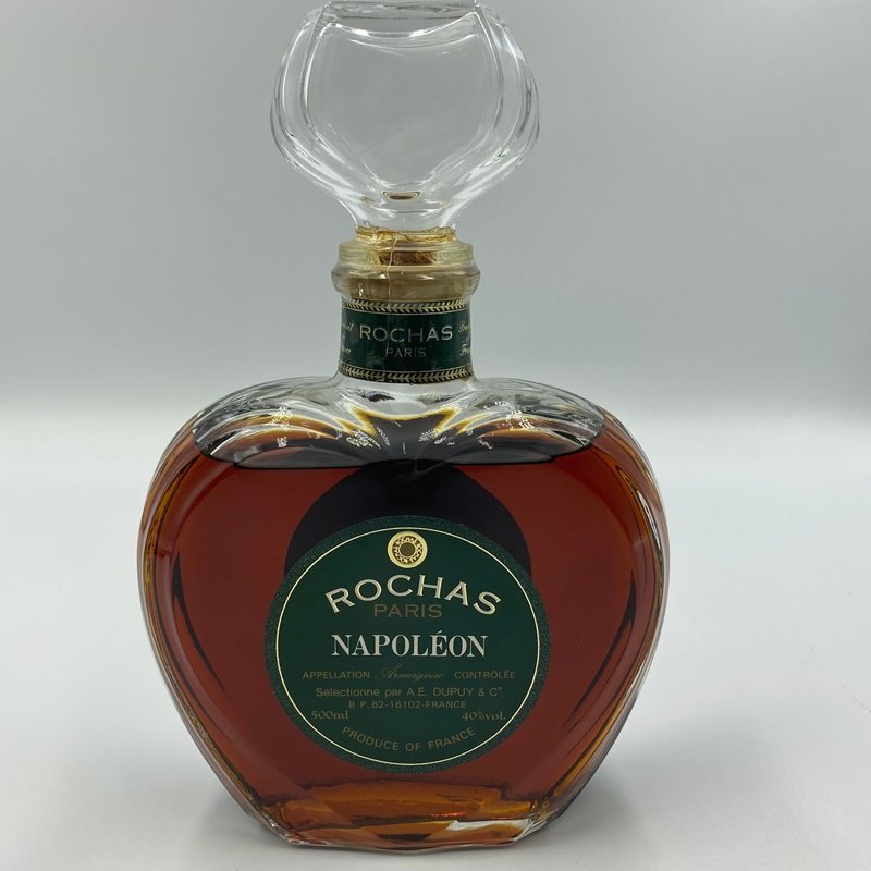 未開栓 ROCHAS NAPOLEON ARMAGNAC ＜酒 40度 500ml＞ ハート型