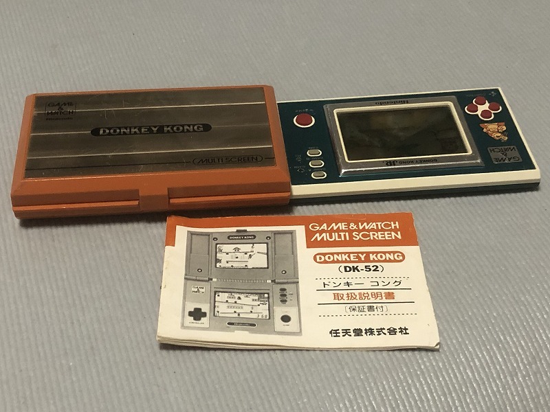 ゲームウォッチ ドンキーコング Jr ジュニア 説明書付 DJ-101 DK-52