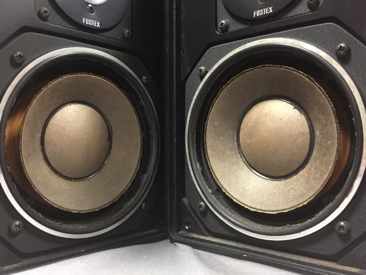 ジャンク品 スピーカーシステム FOSTEX フォステクス 型番不詳 ペア