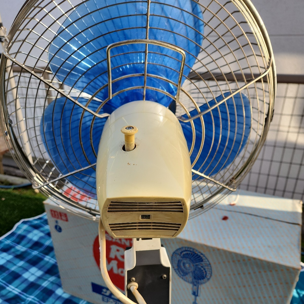 箱付 大型 扇風機 洋間扇 サンヨー EF-7KF 型 SANYO Red Motor 昭和 