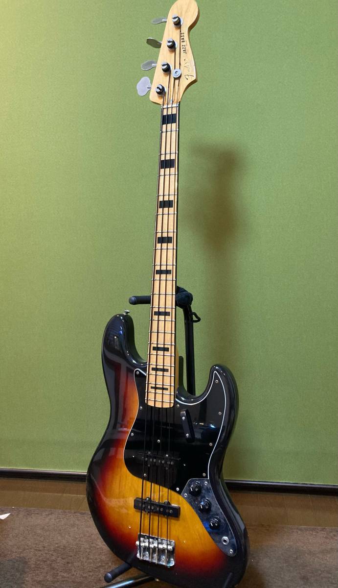 Fender Japan Jazz Bass JB75 ブロックインレイ レア Fender Jazz Bass