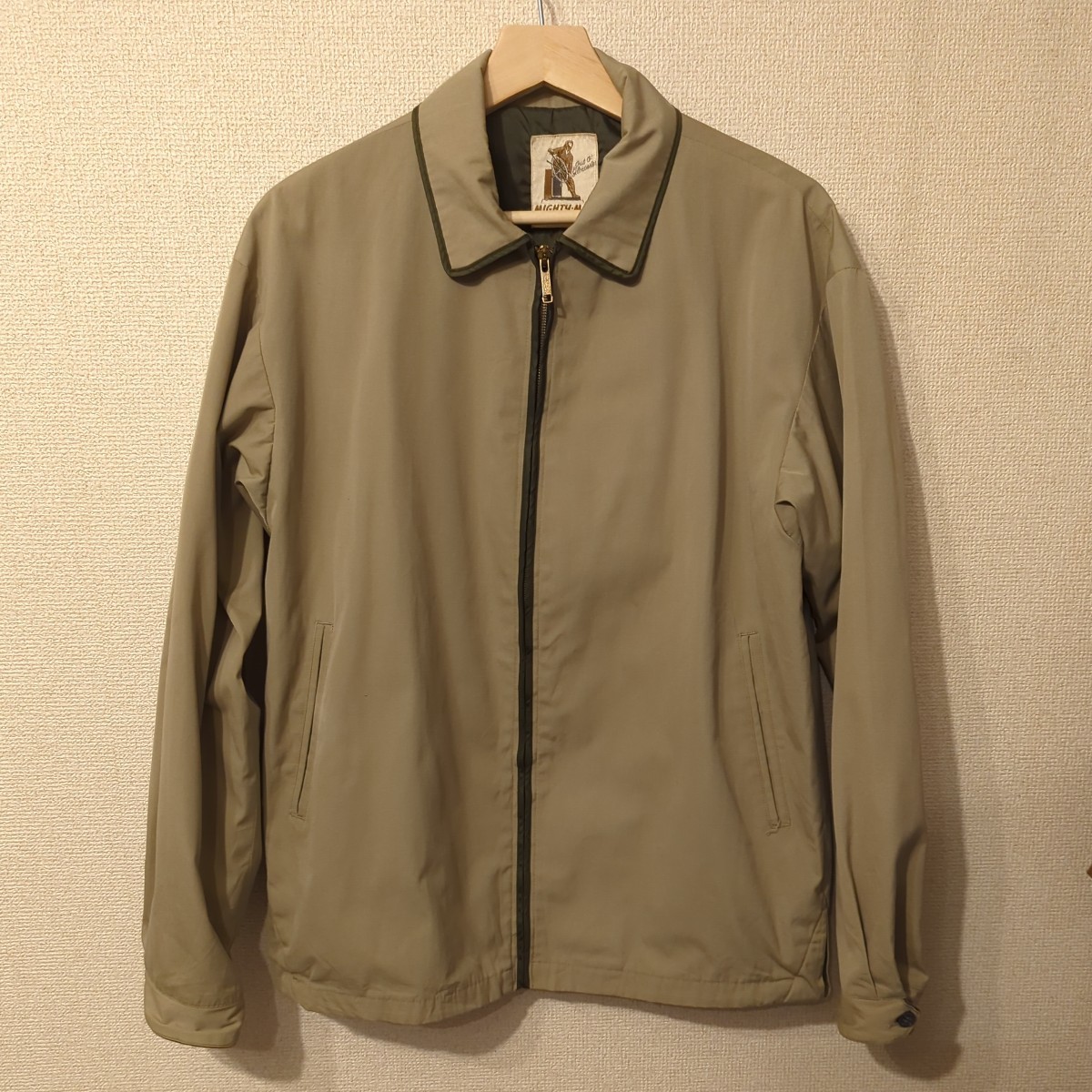60s MIGHTY-MAC BOATWEAR スイングトップ USA製 60s mighty-mac 初期 ビンテージ スウィングトップ ジップアップ