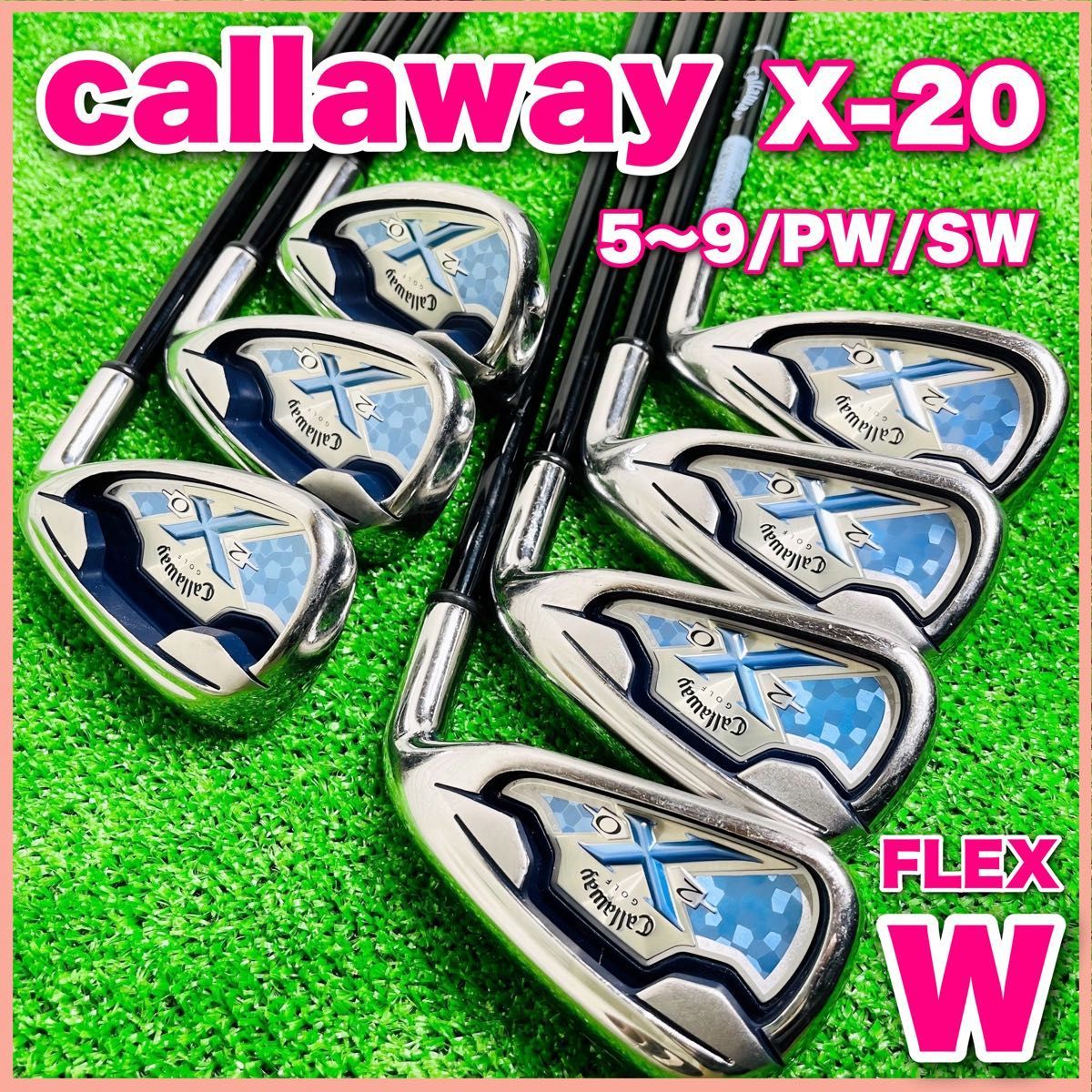 良品】 callaway キャロウェイ X-20 レディース ゴルフクラブ