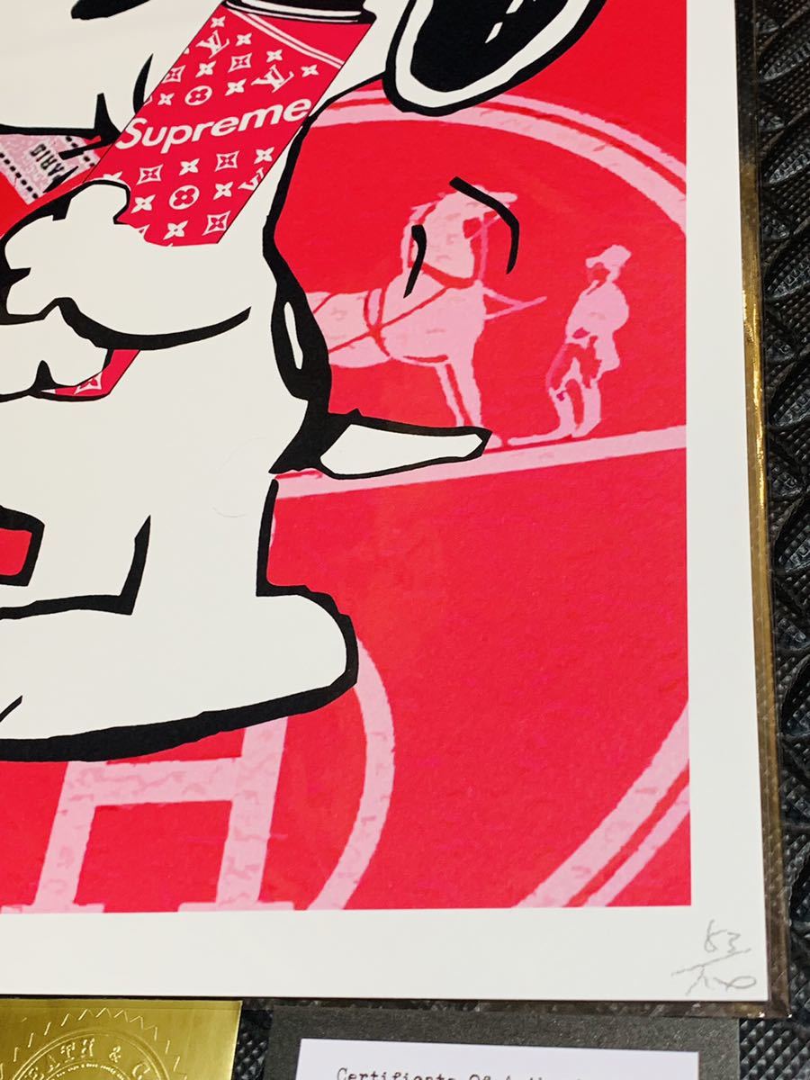 DEATH NYC 限定100枚 アートポスター SNOOPY スヌーピー トム