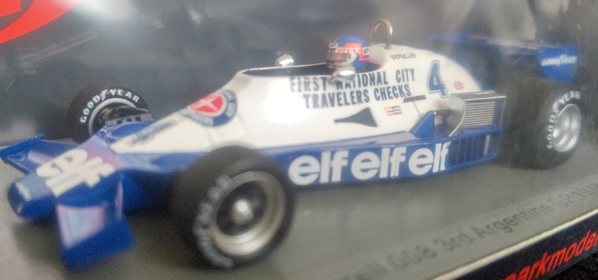 新品未開封 スパークモデル 1/43 ティレル・フォード・008 P.デパイユ 1978 アルゼンチンGP3位 spark Tyrrell Ford Patrick.Depailler 1&frasl;43 - GP