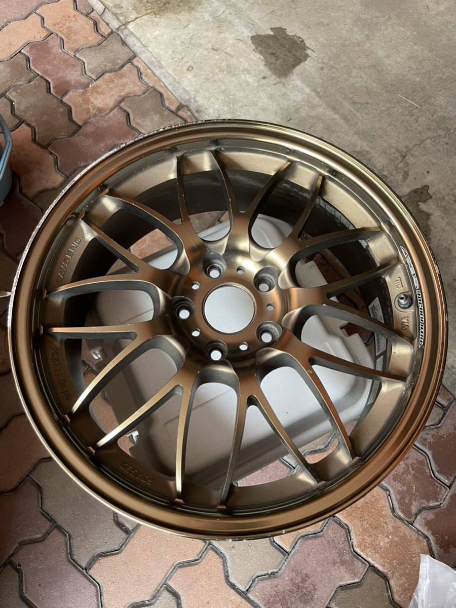 鍛造 軽量 VOLK RACING RAYS レイズ SE37A 7.5J +42 18インチ バラ売り 