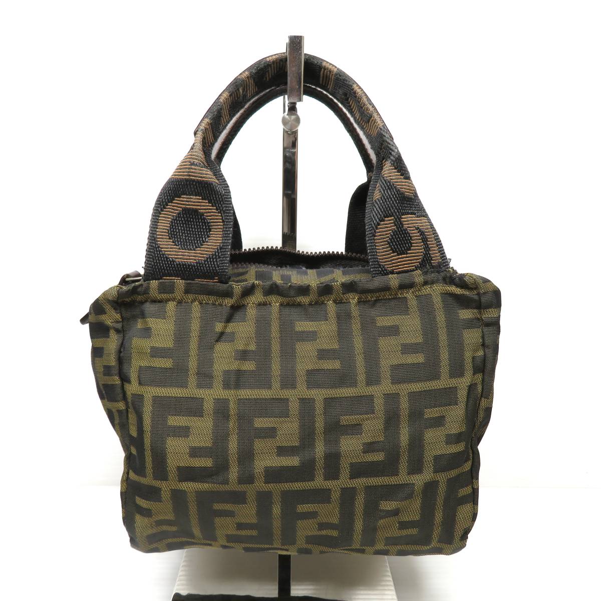 FENDI フェンディ ミニトートバッグ　ズッカ柄 FENDI フェンディ ミニトートバッグ ズッカ柄 ズッカ ⁄ キャンバス
