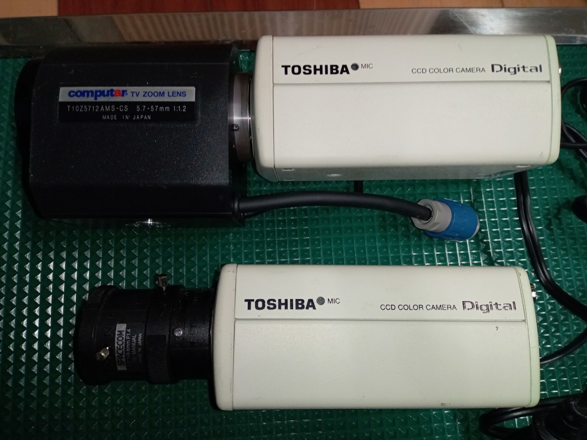 toshiba-ccd-ik-656-computar-tv-zoom-lens-5-7-57mm