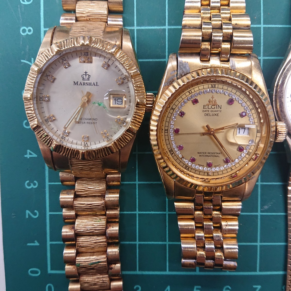 腕時計 まとめて10本 ELGIN MARSHAL audi MAXY SEIKO 7N01-6A70 Q&Q  