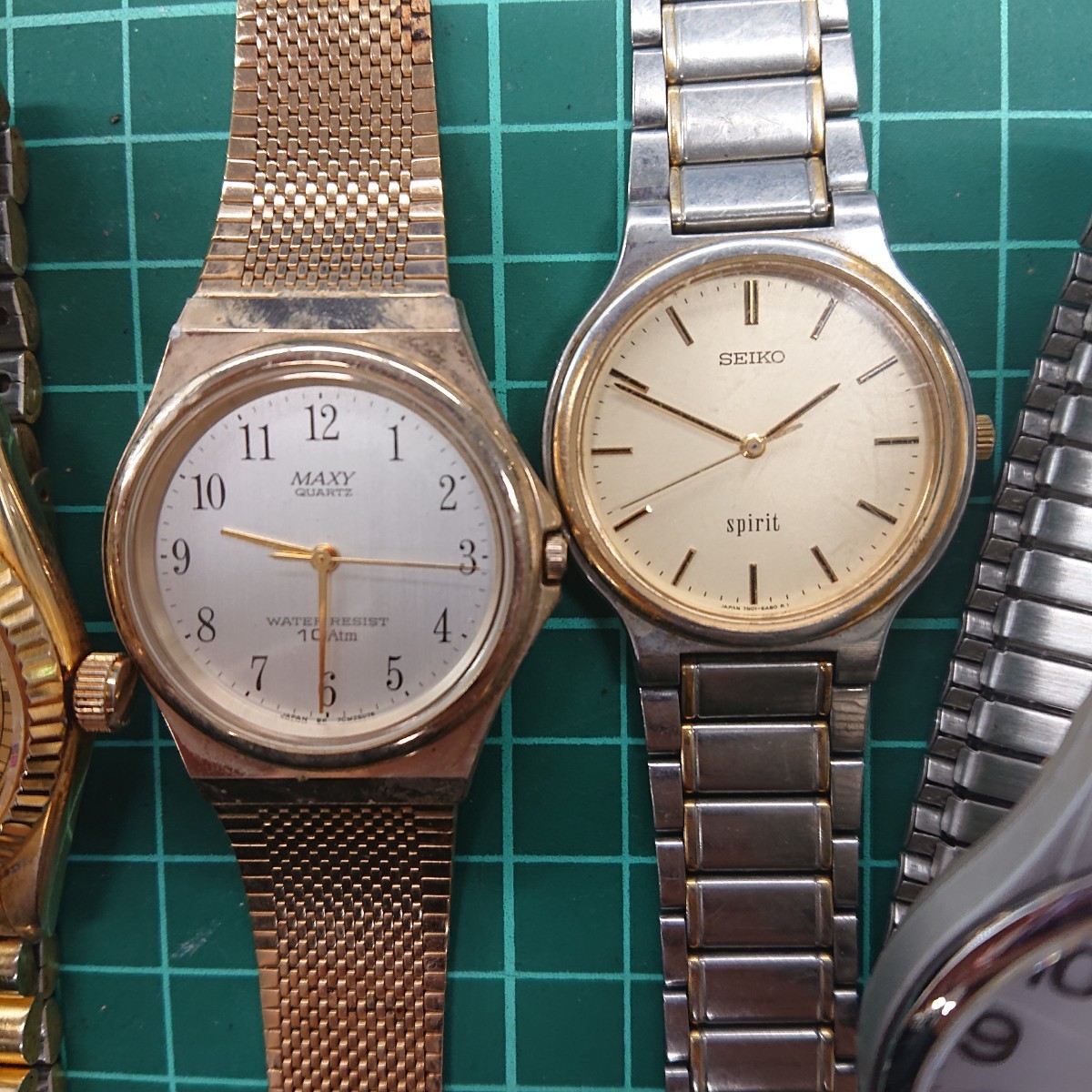 腕時計 まとめて10本 ELGIN MARSHAL audi MAXY SEIKO 7N01-6A70 Q&Q  
