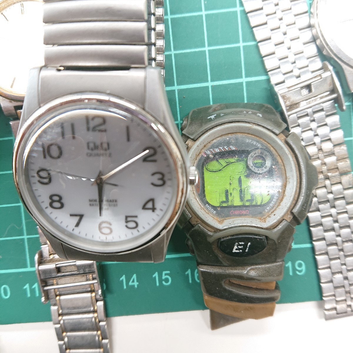 腕時計 まとめて10本 ELGIN MARSHAL audi MAXY SEIKO 7N01-6A70 Q&Q  