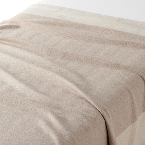 無印良品 カシミヤ混毛布 グレー柄 ダブルサイズ 180×200cm 12089131