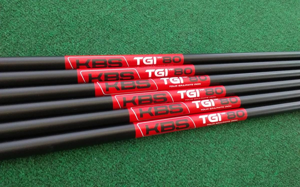 PGI PLAYERS GRAPHITE IRON KBS TOUR Graphite Iron TGI80 5-P用 6本セット
