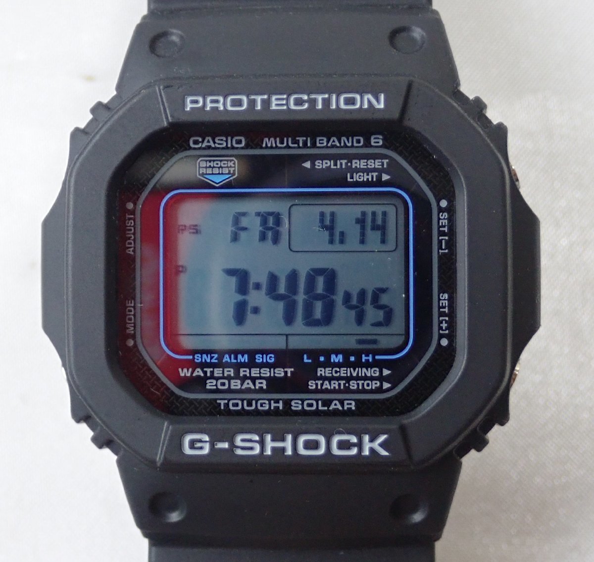 人気定番，本物保証 稼働 G-SHOCK 電波ソーラー腕時計 GW-M5610U カシオ ジーショック ブルー イルミネーター CASIO デジタル スクエア タフソーラー(TOUGH SOLAR)｜売買されたオークション情報、yahooの商品情報をアーカ G-SHOCK