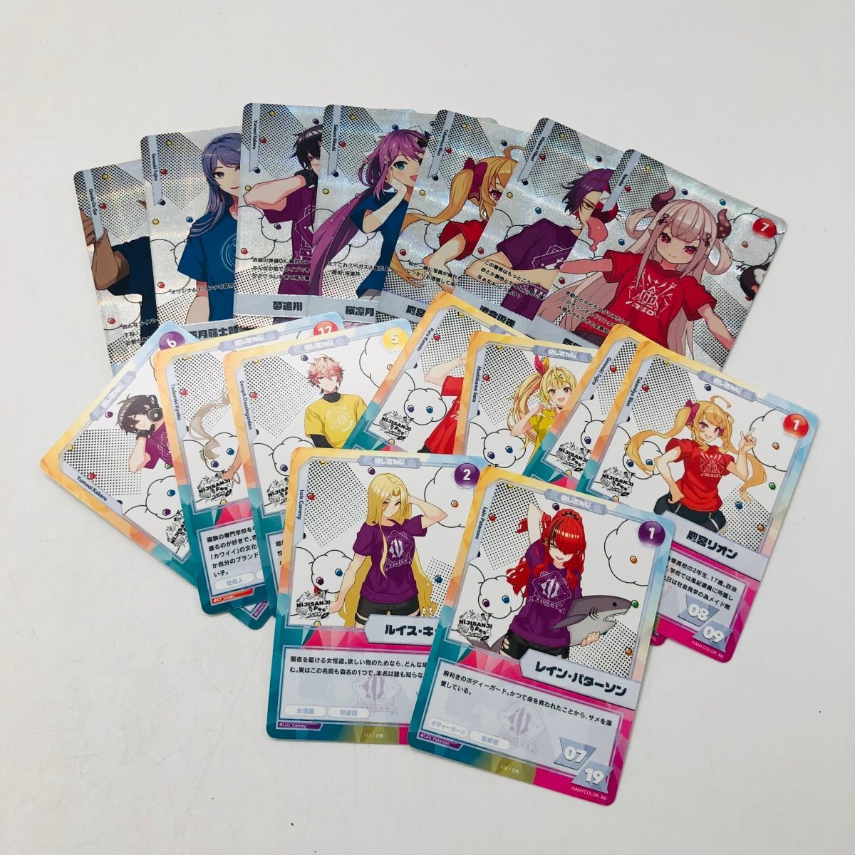 中古品 にじさんじフェス 2022 コレクションカード 16枚セット 奈羅花  