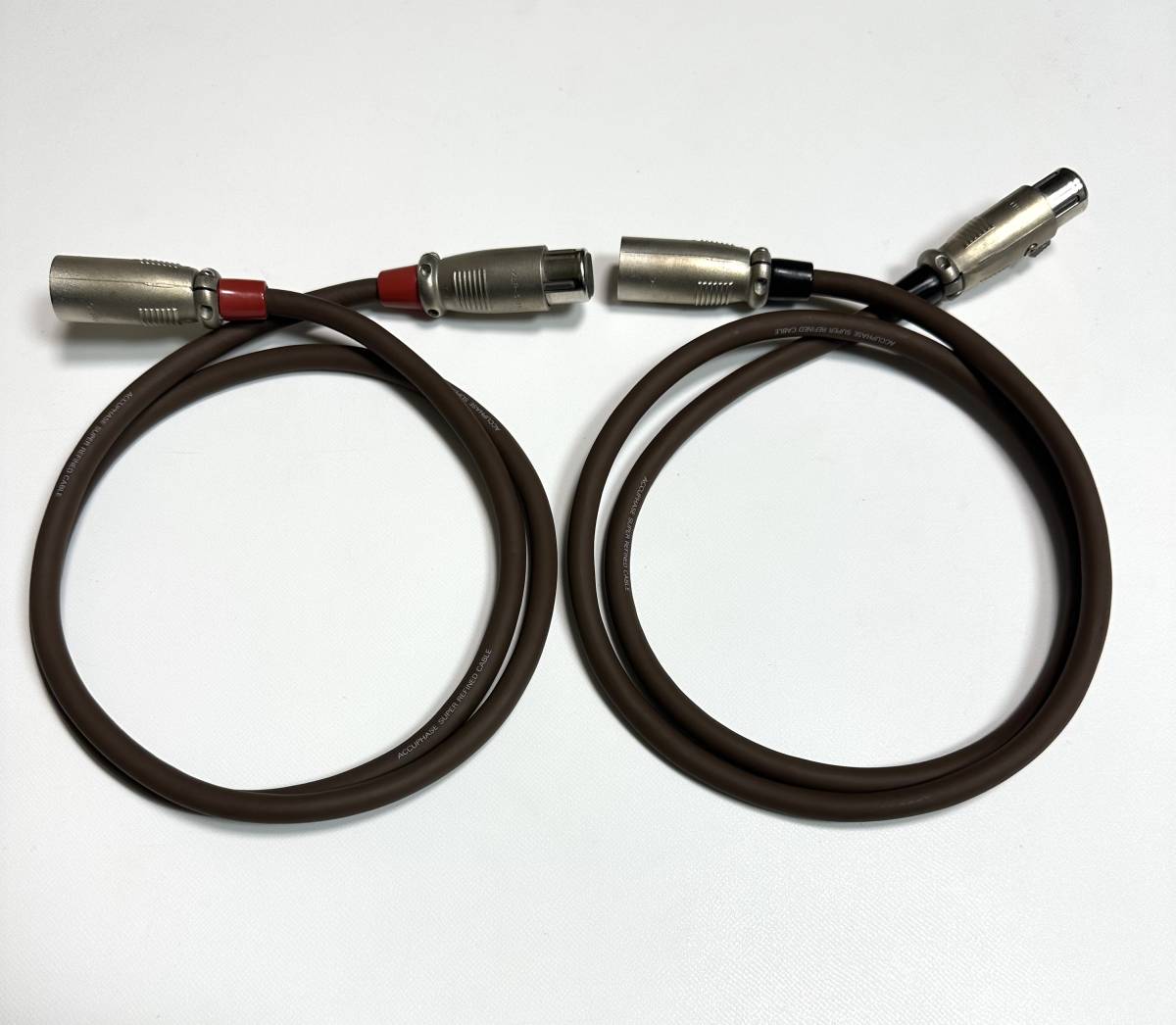 G】accuphase SUPER REFINED CABLE XLRケーブル 約1.0m ペア