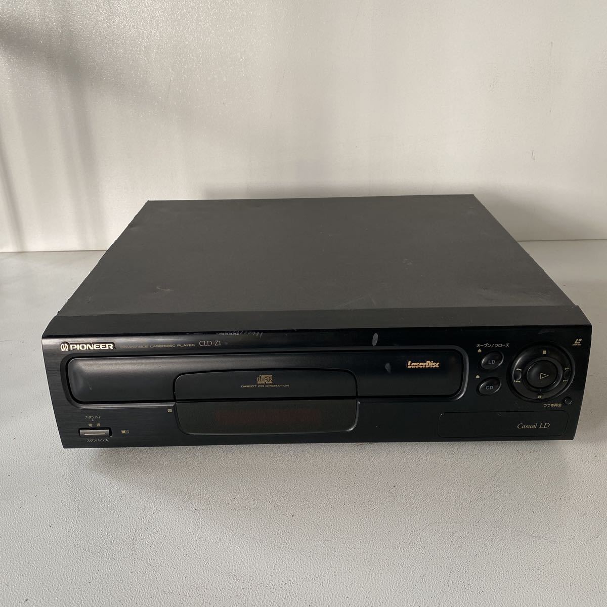 【動作確認済品】PIONEER パイオニア CLD-Z1 レーザーディスクプレーヤー 映像機器 本体+リモコン 管04181504