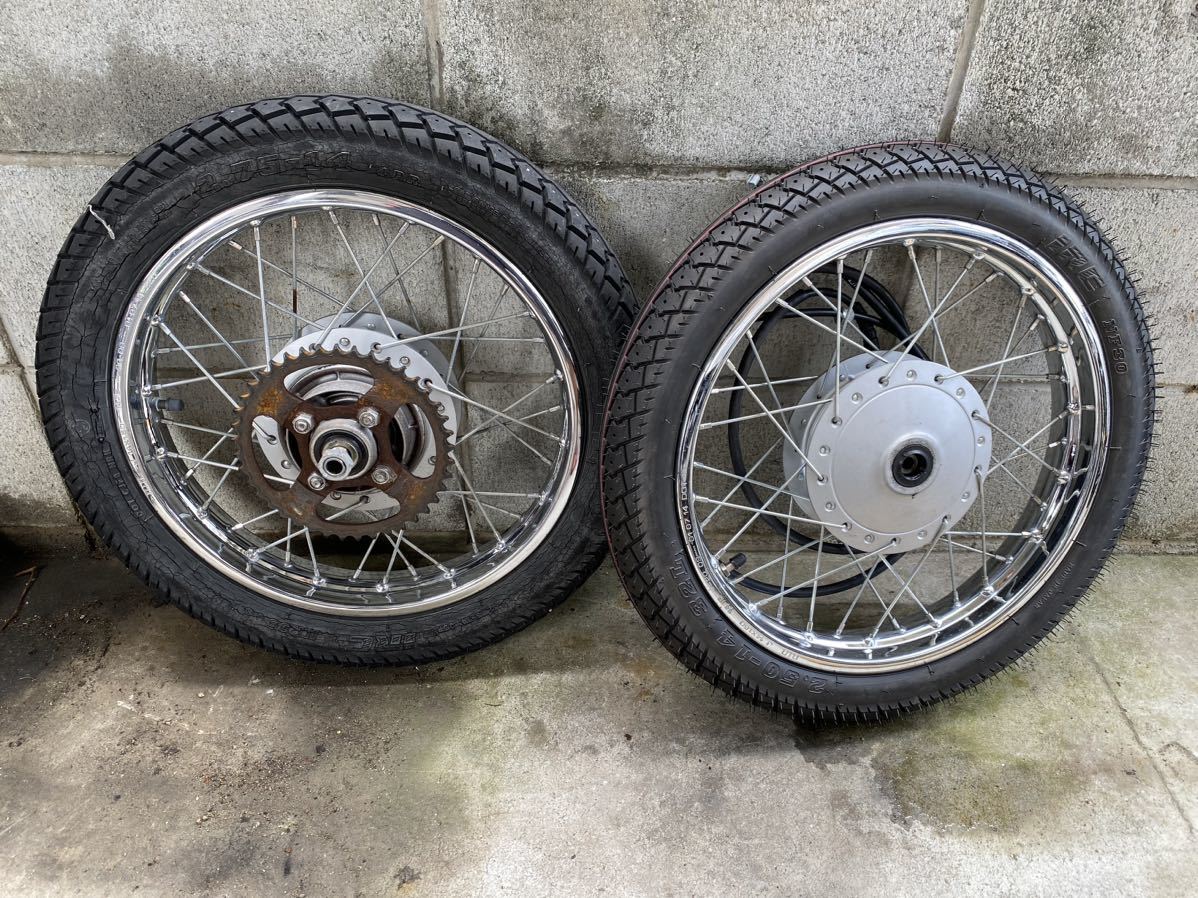 リトルカブ 14インチ 前後 ホイール セット ローダウン カブ 50 70 90