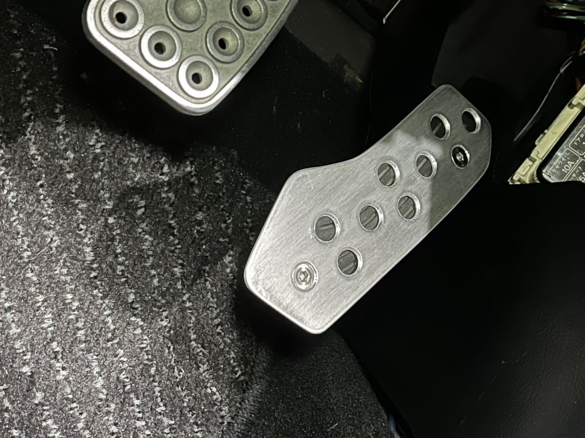 ☆RX-7 FD3S アクセルペダルカバー アルミ製 幅変更でヒール&トゥし