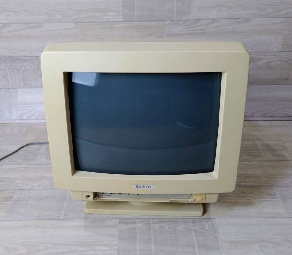 SANYO 三洋 アナログ カラーディスプレイモニター CMT-A14H2 動作確認 