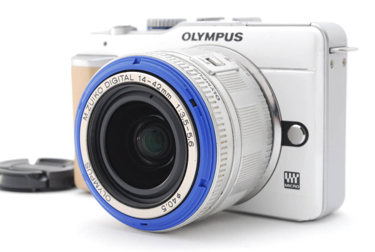 ジャンク】 OLYMPUS オリンパス PEN Lite E-PL1 ホワイト + M.ZUIKO