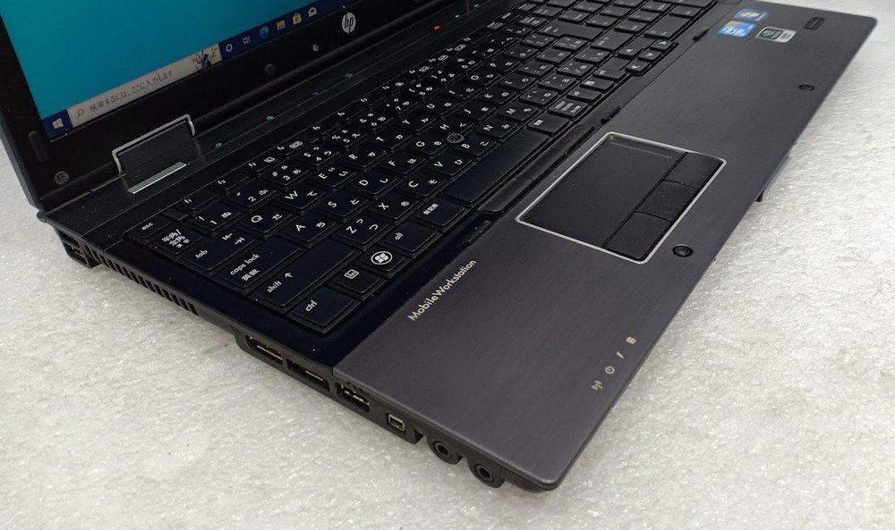 グラボ搭載 フルHDノート HP EliteBook 8540w 15.6型 Core i7-640M 2.8GHz/6GB/500GB ...
