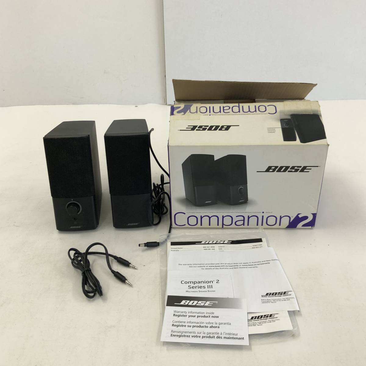 オーディオ機器 Bose Companion 2 Series III 動作確認OK
