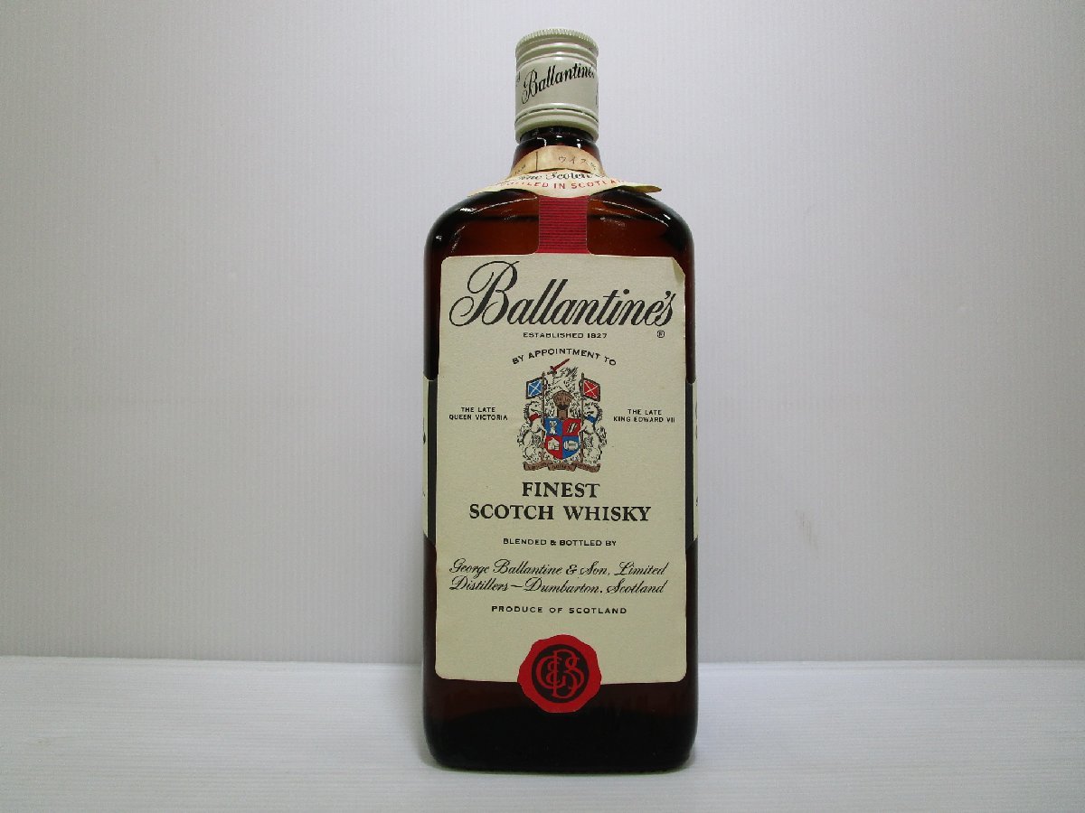 バランタイン ファイネスト 赤青紋章 760ml 43% Ballantine's FINEST スコッチウイスキー 特級 従価 未開栓 古酒 /A33194