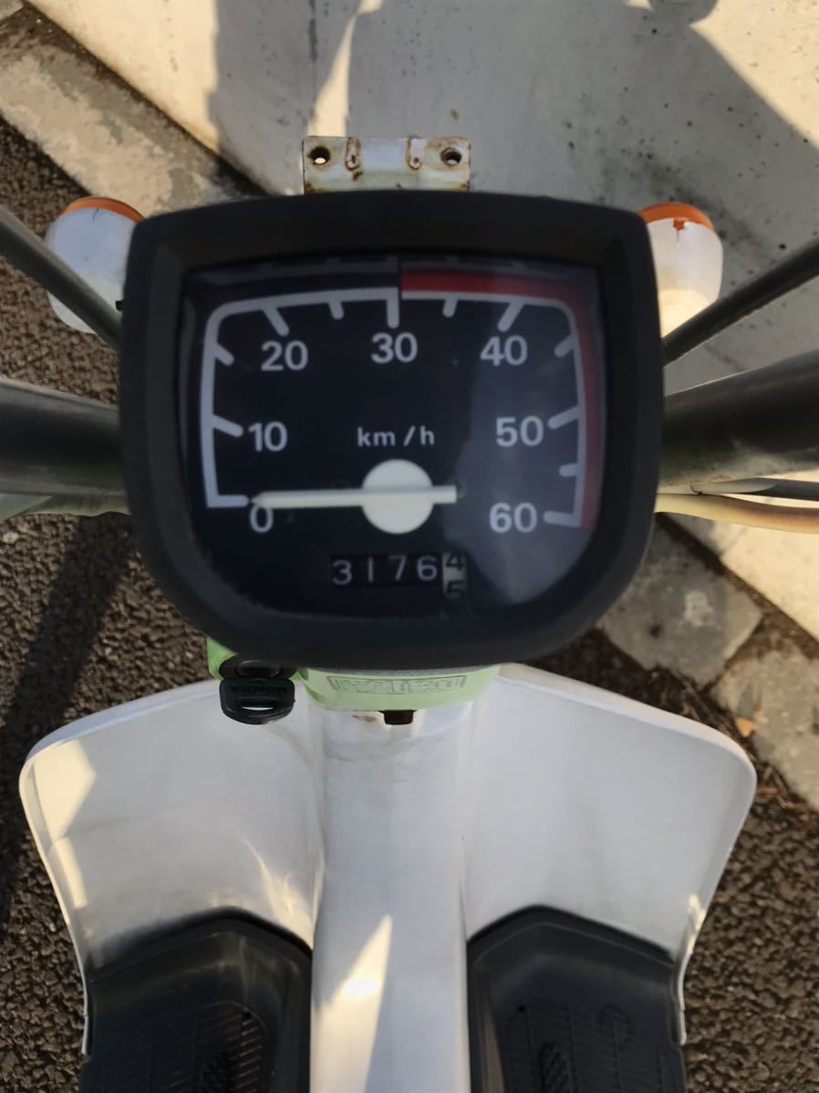 ホンダ AB04 カレン 実働 書類付き 鍵付き 50cc 部品取り ジャンク 緑 
