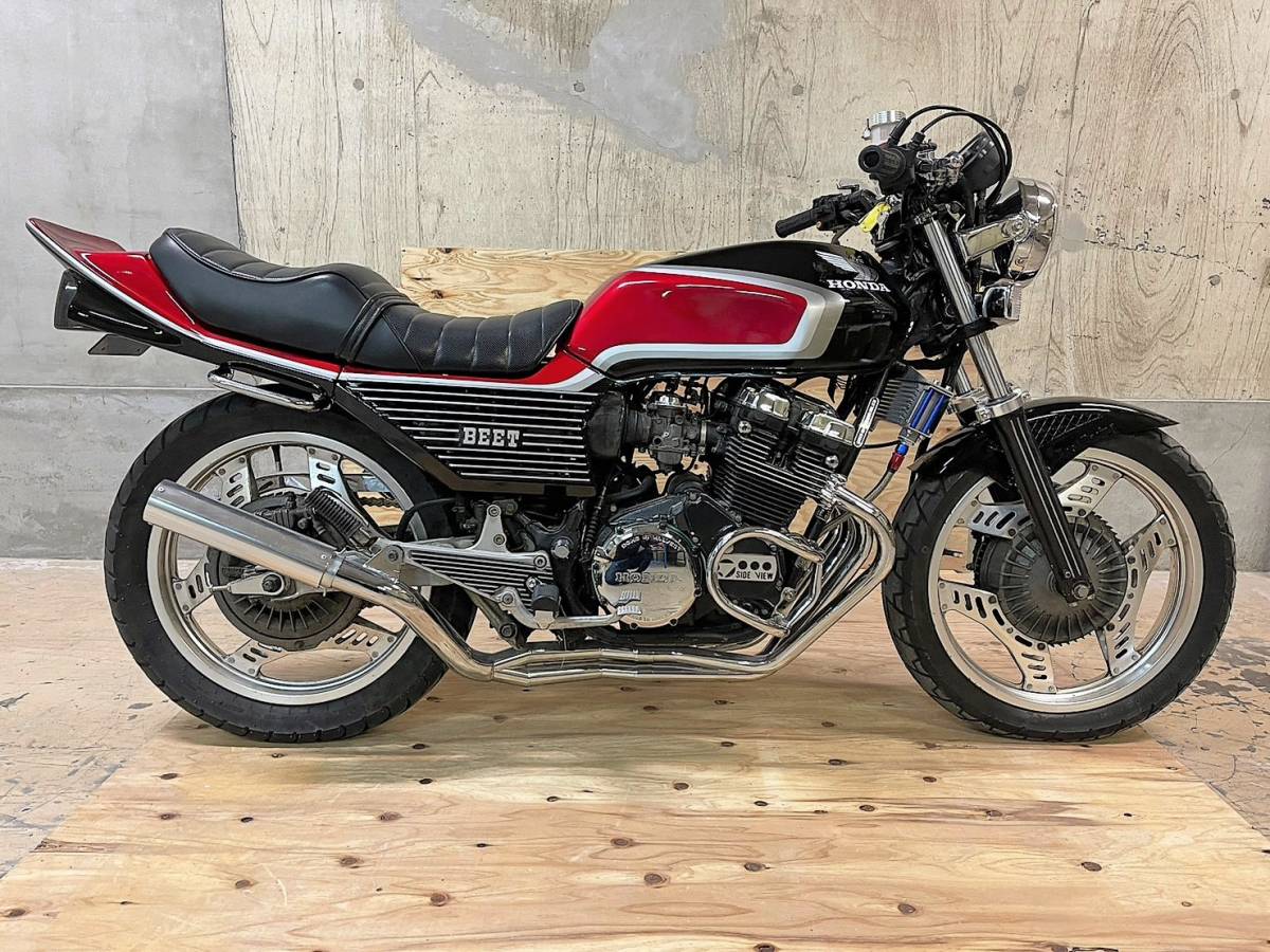 Y29 CBX400F外装セット 黒赤2型 カラー/中古 美品 塗装後 未使用