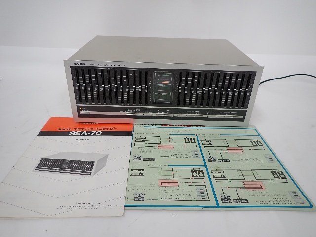 Victor SEA-70 グラフィックイコライザー/グライコ ビクター 説明書付き オーディオ △ 6A201-3