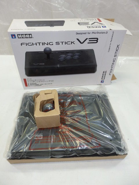 未使用 PS3 HORI ファイティングスティック V3 HP3-59 FIGHTING STICK
