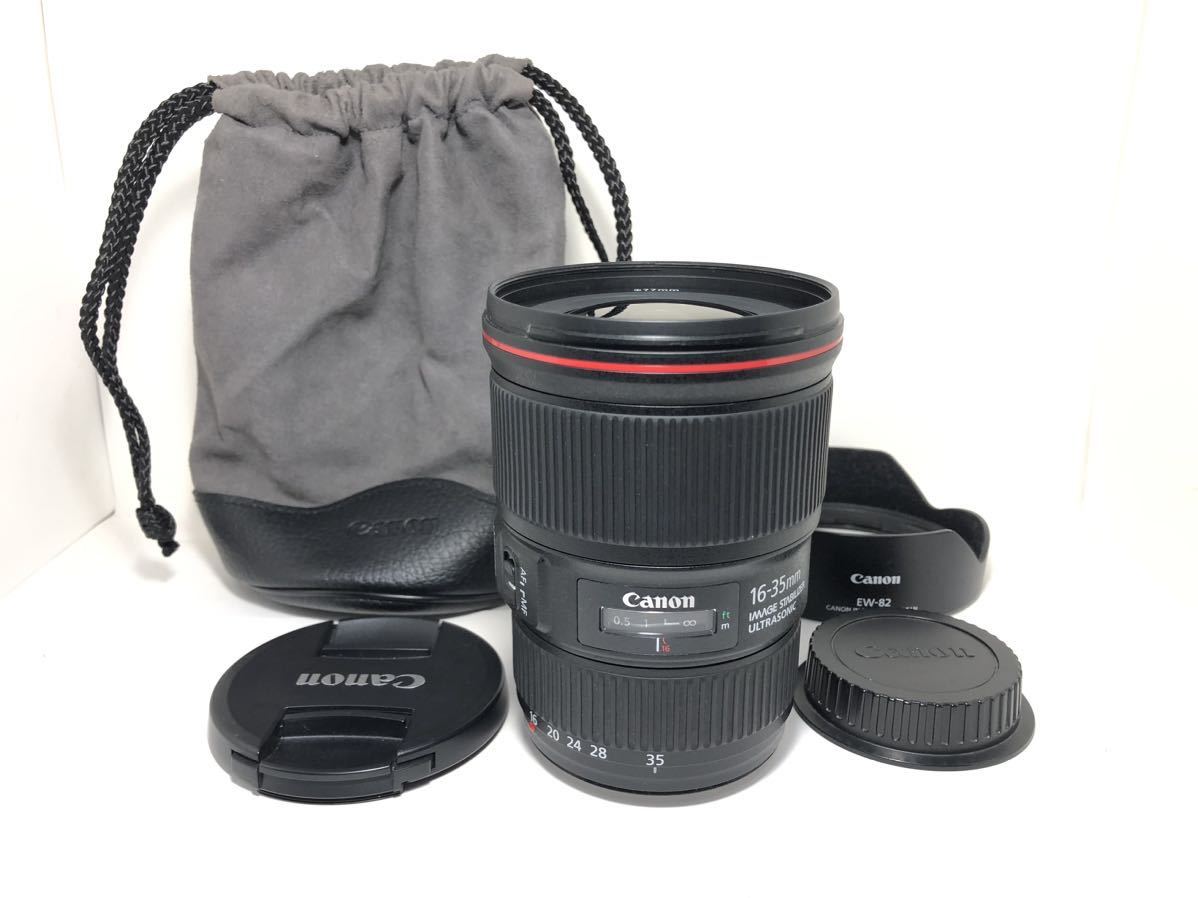 #52【美品】Canon キヤノン EF 16-35mm F4 L IS USM