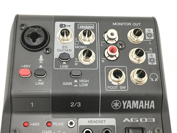 YAMAHA AG03 MK2 ライブストリーミングミキサー 音響機材 中古
