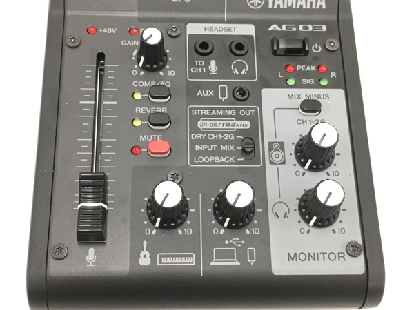 YAMAHA AG03 MK2 ライブストリーミングミキサー 音響機材 中古
