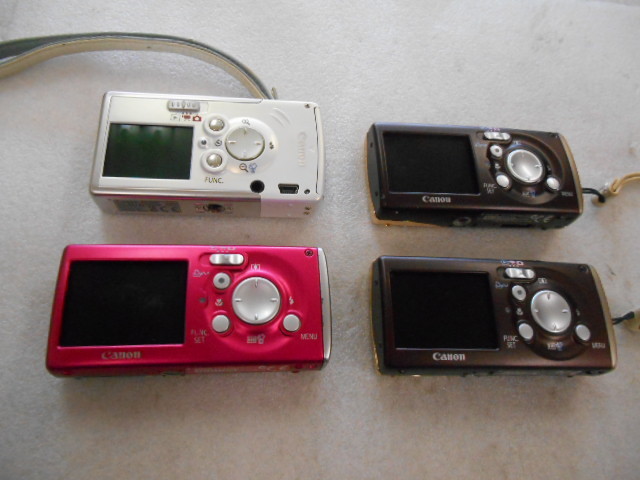 爆買い，安い ♪ジャンク Canon IXY×4個 PC1060/1205×3 ③