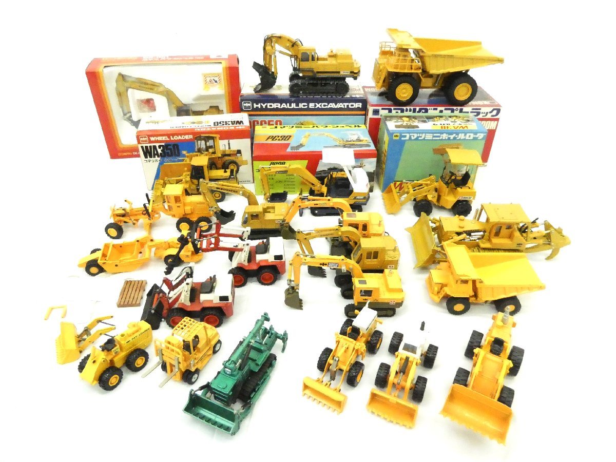 □ YONEZAWA TOYS ヨネザワ トイ KOMATSU コマツ ミニカー まとめて 