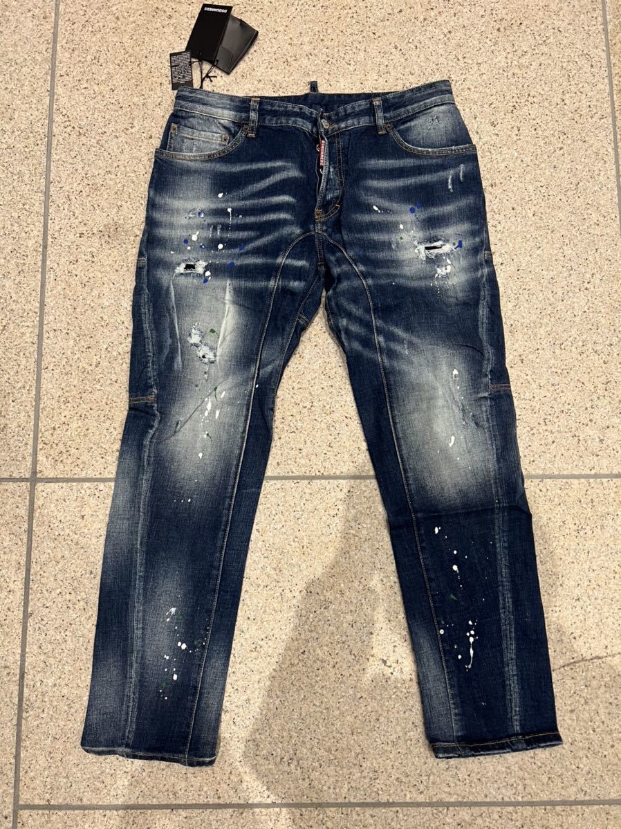 未使用 Dsquared2 ディースクエアード デニム ジーンズ サイズ46