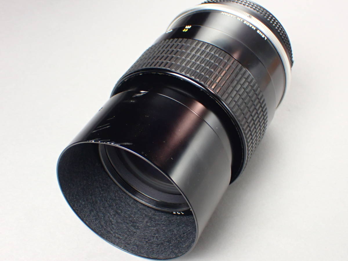 Nikkor Ai改 135mm f/2.8 】 Nikon ニコン 金属レンズ内蔵 資料付き