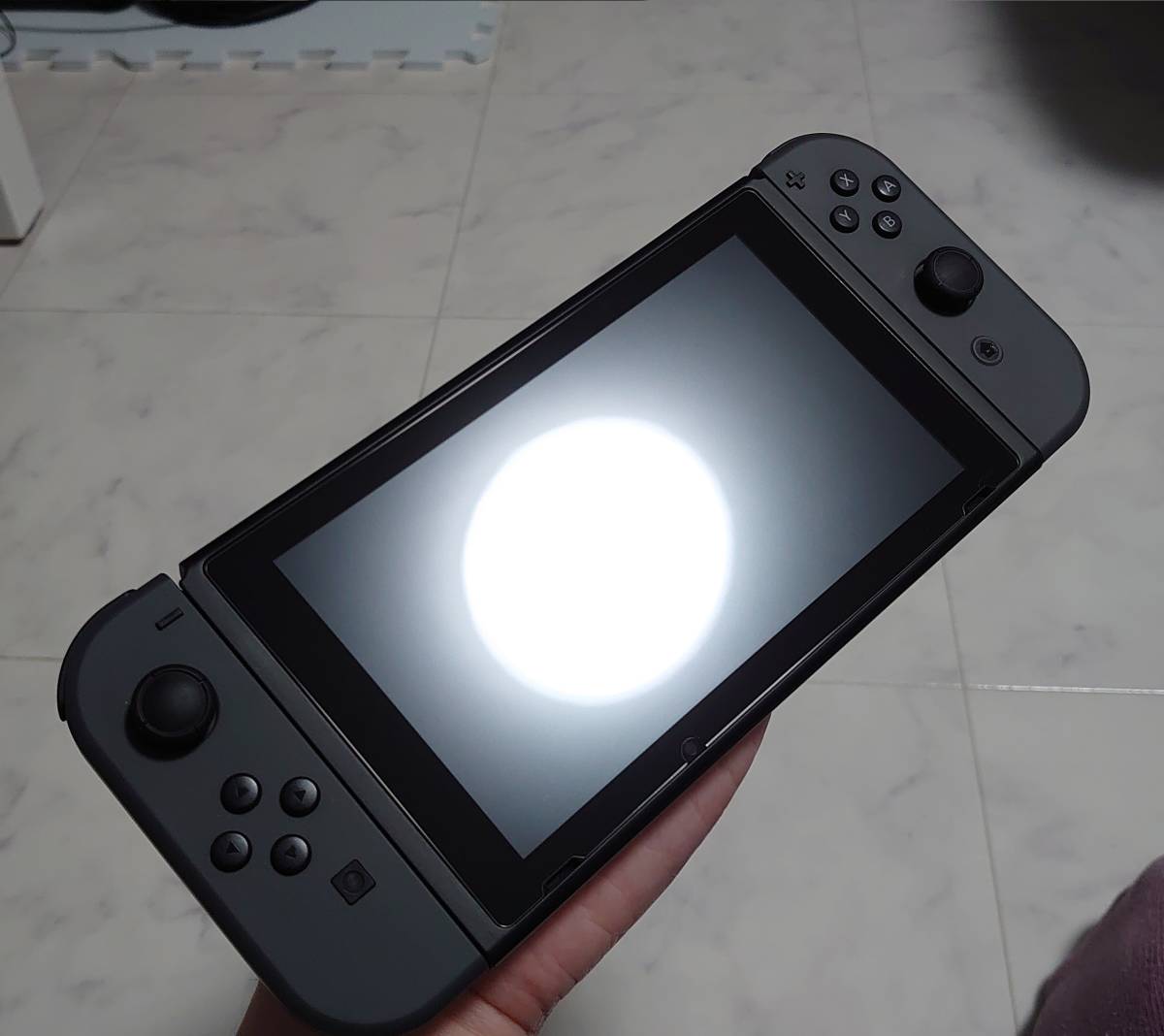 動作確認清掃済みNintendo Switch 本体グレー任天堂スイッチ箱付き