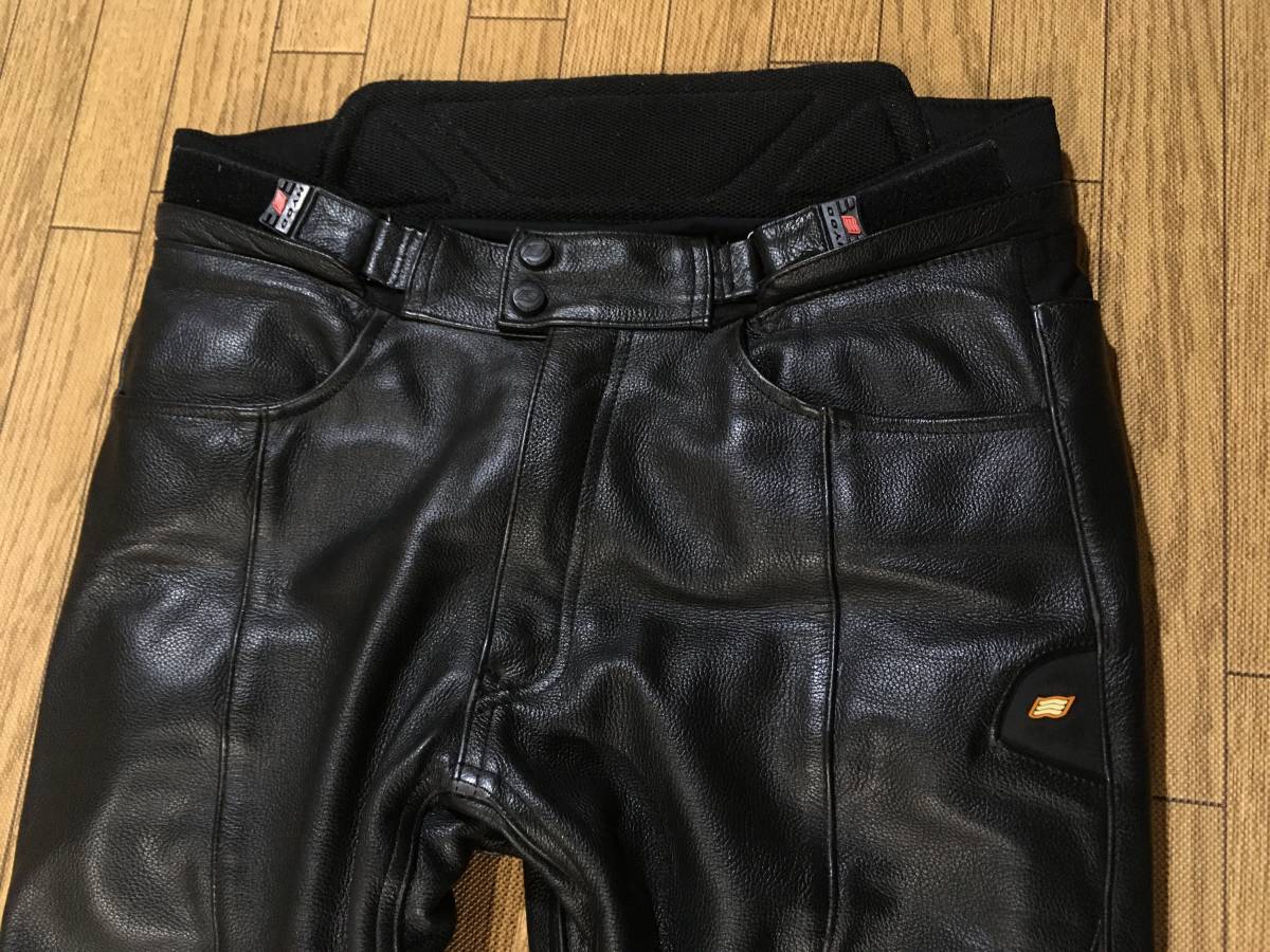 HYOD 牛革製ブーツアウト ライディングレザーパンツ Lサイズ ウエスト