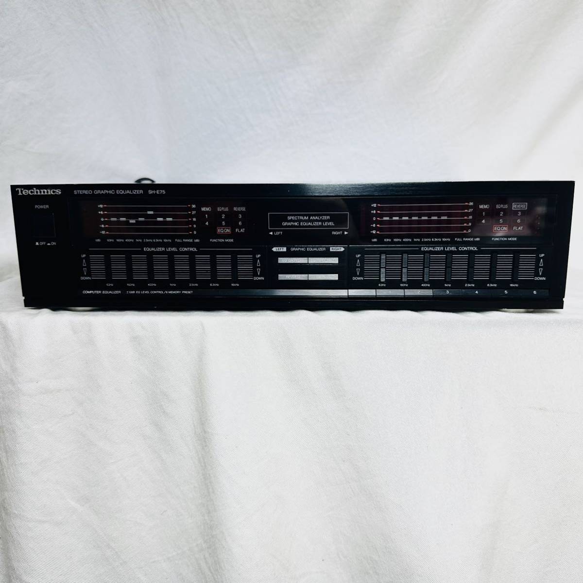 動作OK！Technics テクニクス SH-E75 グラフィックイコライザー 音響