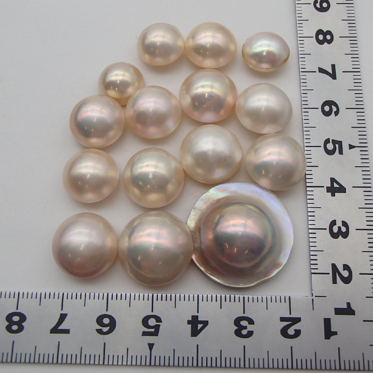 ◎真珠 マベパール / 総重量約31.4g / ルース パール アクセサリー まとめ 15個◎KI