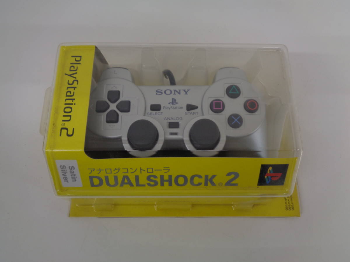 お買い得，100%新品 SONY プレイステーション2 アナログコントローラー DUALSHOCK2 シルバー SCPH-10010(アクセサリ、周辺機器)｜売買されたオークション情報、yahooの商品情報をアーカイブ公開 - オークファン 本体、アクセサリー