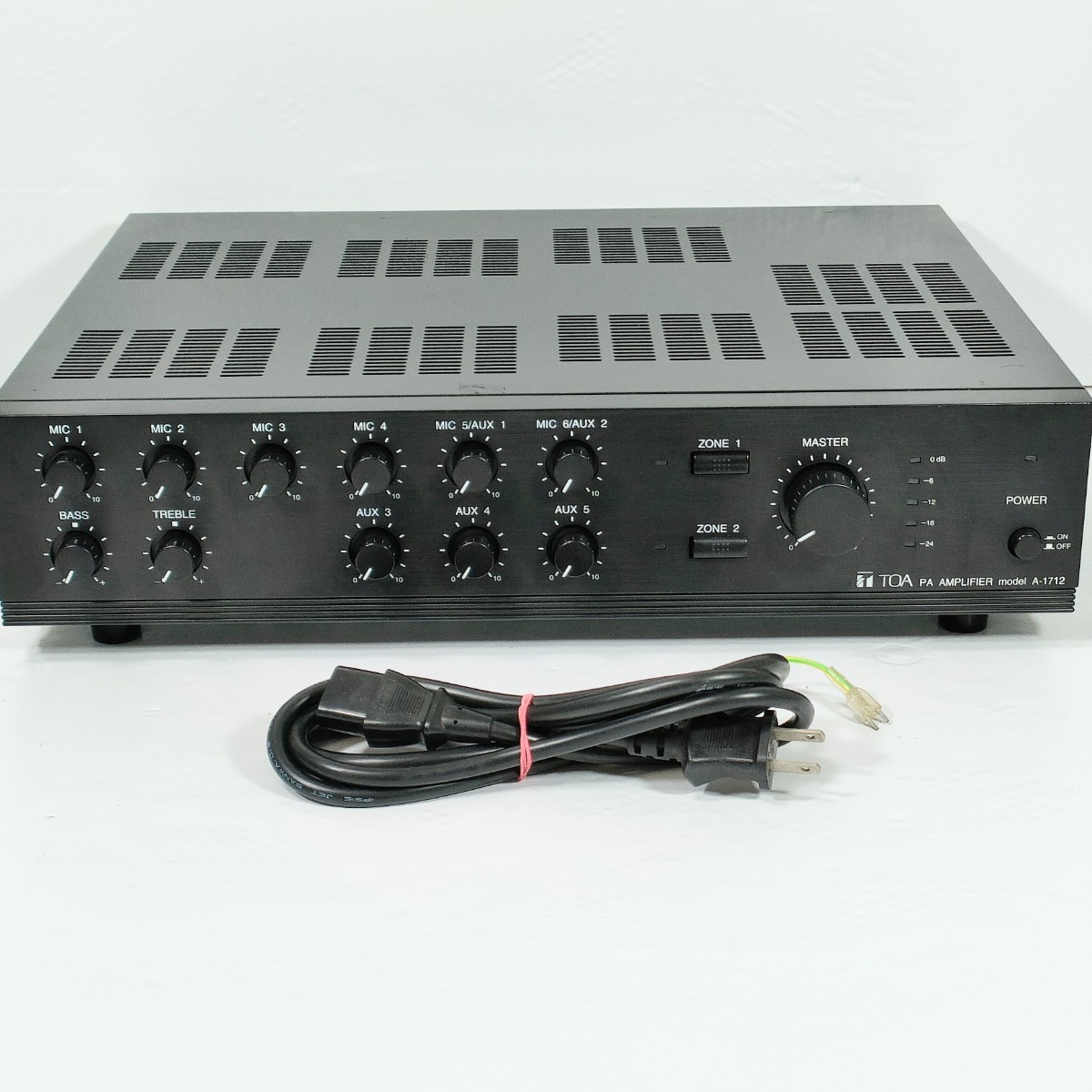 TOA PA AMPLIFIER model A-1712 現状品 【公式通販】