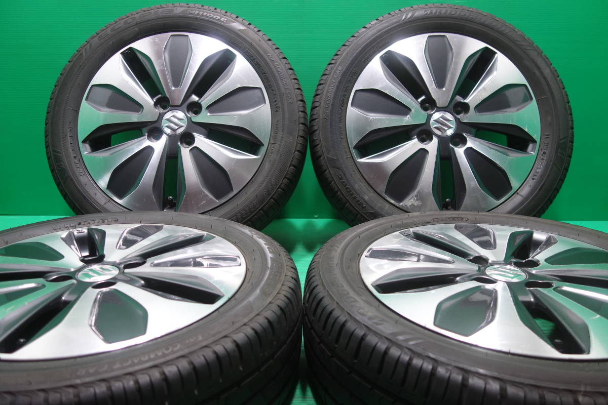 送料無料，正規品 K1284-18 165/60R15 夏タイヤ 4本セット ブリヂストン エコピア NH100C 8分山 スズキ純正 ソリオ ハスラー Kei(ラジアルタイヤ)｜売買されたオークション情報、yahooの商品情報をアーカイブ公開 - オー 4穴