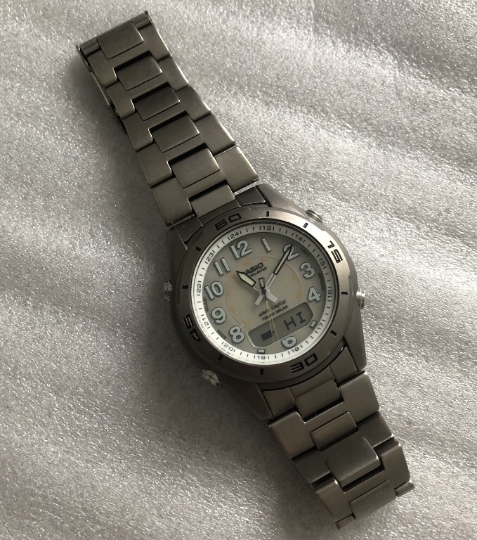 CASIO OVERLAND OAW-100TDJ-7AJF WAVE - Overland OAW-100 チタニウム 